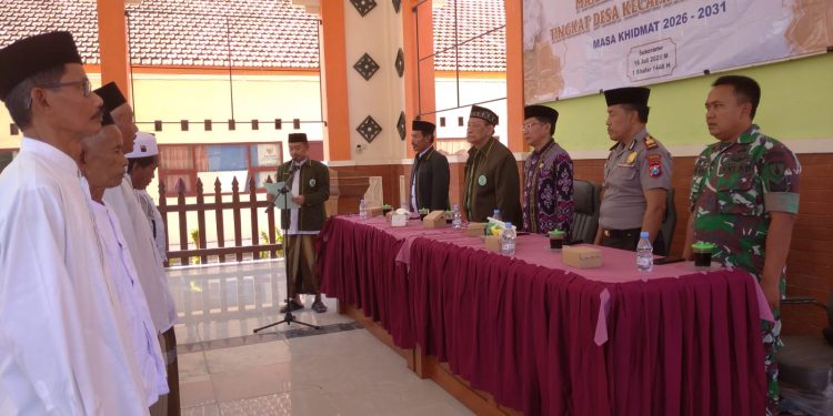 Resmi Dikukuhkan, MUI Desa se-Kecamatan Sukorame Siap Bermitra Dalam Menjaga Agama